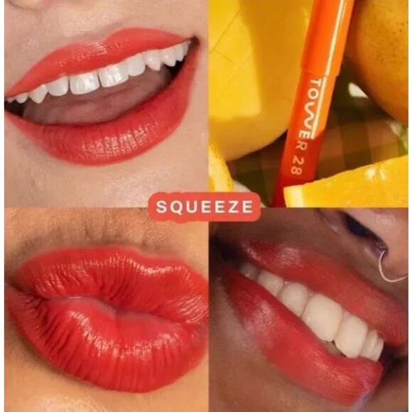 Tower 28 Tinted Lip Balm in Mango - Full Size - NEW - Picture 1 of 4